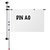 Support mural Hebel avec 2 bras pivotants 1,32m gris