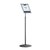 Support info Europel télescopique inclus cadre clipsable A4 25mm