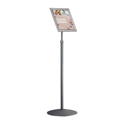 Support info Europel télescopique inclus cadre clipsable A4 25mm