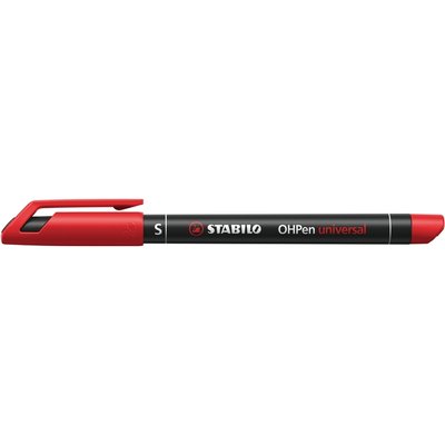 Feutre STABILO OHpen permanent 841/40 ogive Super Fin rouge