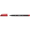Viltstift STABILO OHpen 843/40 permanent rond medium rood foto
