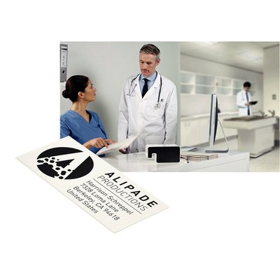 Etiket Leitz icon labelprint papier 36mmx88mm wit 600 stuks