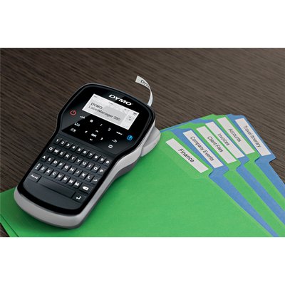 Labelprinter Dymo LabelManager 280 draagbaar qwerty 12mm zwart in koffer