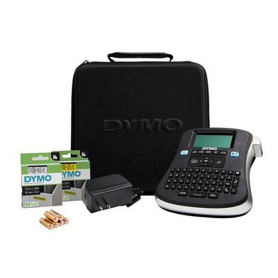 Etiqueteuse Dymo Labelmanager 210D+ portable qwerty 12mm noir kit