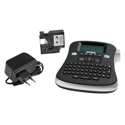 Etiqueteuse Dymo Labelmanager 210D+ portable qwerty 12mm noir kit
