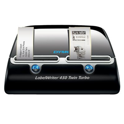 Labelprinter Dymo LabelWriter 450 Twin Turbo desktop zwart