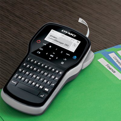 Labelprinter Dymo LabelManager 280 draagbaar azerty 12mm zwart
