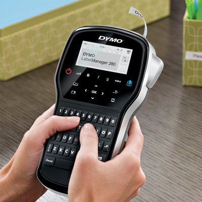 Labelprinter Dymo LabelManager 280 draagbaar azerty 12mm zwart