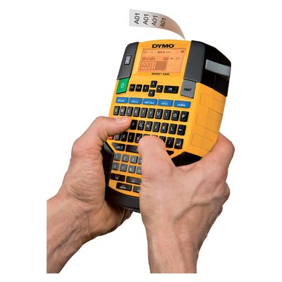 Labelprinter Dymo Rhino 4200 industrieel qwerty 19mm geel
