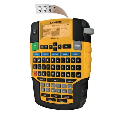 Labelprinter Dymo Rhino 4200 industrieel qwerty 19mm geel