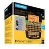 Labelprinter Dymo Rhino 4200 industrieel azerty 19mm geel foto