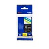 Labeltape Brother P-touch TZe-315 standaard 6mm wit op zwart foto
