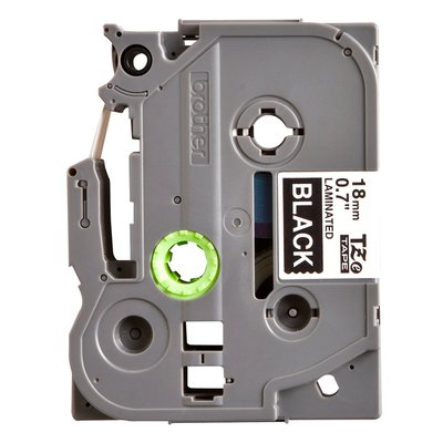 Ruban de lettrage Brother P-Touch TZe-345 standard 18mm blanc sur noir