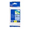 Ruban de lettrage Brother P-Touch TZe-651 standard 36mm noir sur bleu Photo
