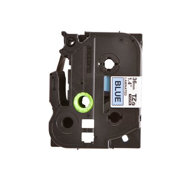 Ruban de lettrage Brother P-Touch TZe-651 standard 36mm noir sur bleu