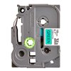 Ruban de lettrage Brother P-Touch TZe-741 standard 18mm noir sur vert Photo