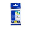 Labeltape Brother P-touch TZe-M31 mat 12mm zwart op transparant foto