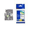 Labeltape Brother P-touch TZe-M31 mat 12mm zwart op transparant foto