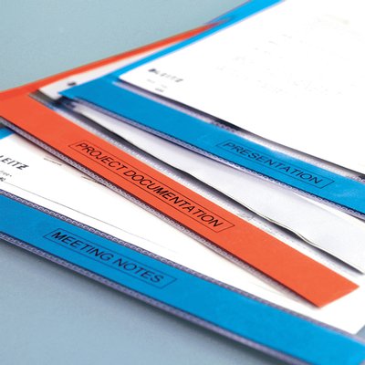 Labeltape Dymo LabelManager D1 polyester 12mm zwart op transparant