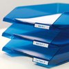 Labeltape Dymo LabelManager D1 polyester 12mm blauw op wit foto