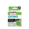 Ruban Dymo LabelManager D1 polyester 12mmx7m rouge sur blanc Photo