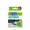 Ruban Dymo LabelManager D1 polyester 12mmx7m noir sur bleu Photo