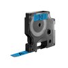 Ruban Dymo LabelManager D1 polyester 12mmx7m noir sur bleu Photo