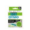 Labeltape Dymo LabelManager D1 polyester 12mm zwart op groen foto