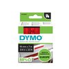 Labeltape Dymo LabelManager D1 polyester 19mm zwart op rood foto