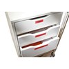 Labeltape Dymo LabelManager D1 polyester 19mm zwart op rood foto