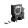 Ruban Dymo LabelManager D1 polyester 19mmx7m noir sur transparent Photo