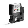 Ruban Dymo Rhino Industriel vinyle 12mmx5,5m noir sur blanc Photo