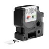Labeltape Dymo Rhino industrieel vinyl 24mm zwart op wit foto