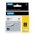Ruban Dymo Rhino Industriel rétractable 9mmx1,5m noir sur blanc