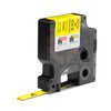 Ruban Dymo Rhino Industriel rétractable 9mmx1,5m noir sur jaune Photo