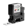 Ruban Dymo Rhino Industriel rétractable 19mmx1,5m noir sur blanc Photo