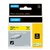Ruban Dymo Rhino Industriel rétractable 19mmx1,5m noir sur jaune