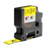 Ruban Dymo Rhino Industriel rétractable 19mmx1,5m noir sur jaune Photo