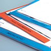 Labeltape Dymo LabelManager D1 polyester 9mm zwart op transparant foto