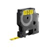Labeltape Dymo LabelManager D1 polyester 9mm zwart op geel foto