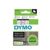 Labeltape Dymo LabelManager D1 polyester 6mm zwart op transparant foto