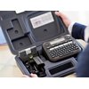 Labelprinter Brother P-touch TZe PT-D210 desktop qwerty 12mm zwart in koffer foto