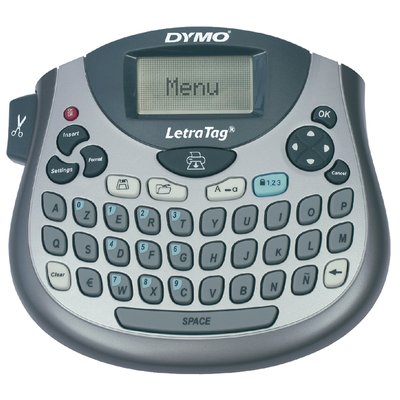 Labelprinter Dymo LetraTag 100T draagbaar azerty 12mm zilver