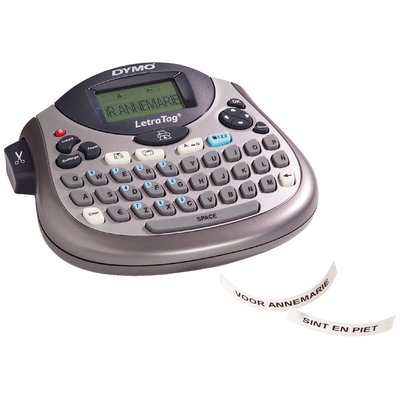 Labelprinter Dymo LetraTag 100T draagbaar azerty 12mm zilver