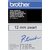 Ruban de lettrage Brother P-Touch TC-101 standard 12mm noir sur transparent