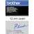 Ruban de lettrage Brother P-Touch TC-201 standard 12mm noir sur blanc