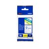 Labeltape Brother P-touch TZe-223 standaard 9mm blauw op wit foto