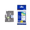 Labeltape Brother P-touch TZe-223 standaard 9mm blauw op wit foto