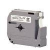 Labeltape Brother P-touch M-K221BZ ongelamineerd 9mm zwart op wit foto