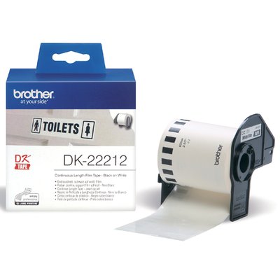 Etiquette Brother DK-22212 continu 62mm 1 rouleau 15m blanc